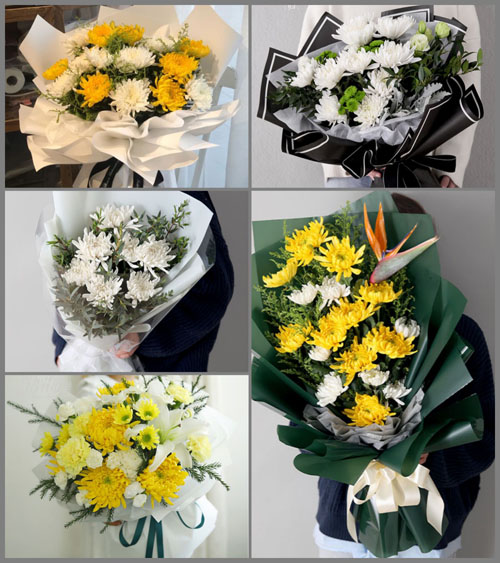 安徽黄山市休宁县齐云山镇西馆村白事花束代送
